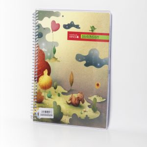 دفتر مجلد 80 برگ آرپاک
