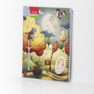 دفتر مجلد 80 برگ آرپاک